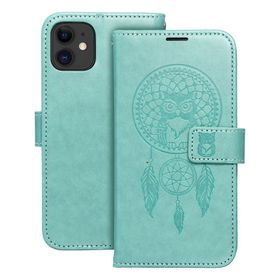 Etui z klapką na iPhone 11 Mezzo Book łapacz snów zielone