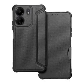 Etui z klapką na Xiaomi Redmi 13C Razor Book czarne