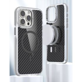 Etui na Samsung S26 PLUS Fiber zgodne z MagSafe szare