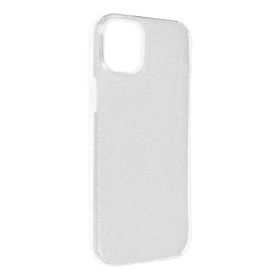 Etui na iPhone 15 PLUS Shining srebrne