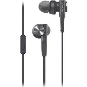Słuchawki przewodowe douszne Jack 3,5 mm Sony MDR-XB55APB czarne
