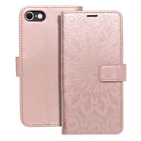 Etui z klapką na iPhone 7 / 8 / SE 2020 / SE 2022 Mezzo Book mandala złoto-różowe