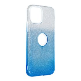 Etui na iPhone 11 PRO Shining transparentne niebieskie