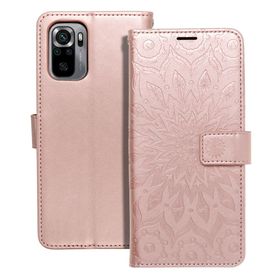 Etui z klapką na Xiaomi Redmi NOTE 10 / 10S Mezzo Book mandala złoto-różowe