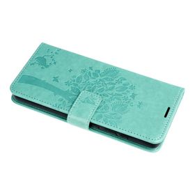 Etui z klapką na Samsung A15 4G / A15 5G Mezzo Book drzewo zielone