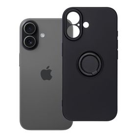 Etui na iPhone 17 Silicone Ring czarne
