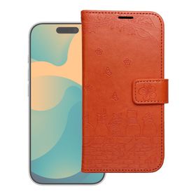 Etui z klapką na iPhone 17 PRO MAX / 18 PRO MAX Mezzo Book koty brązowe