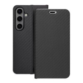 Etui z klapką na Samsung S24 Luna Book Carbon czarne