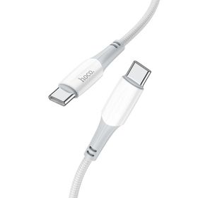 HOCO kabel Typ C do Typ C PD 3A 60W X70 1 m biały