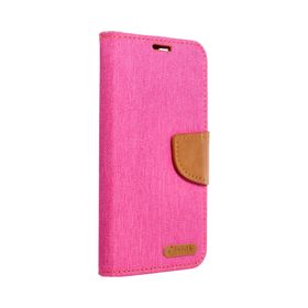 Etui z klapką Samsung A14 4G / A14 5G Canvas Book różowe