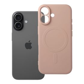 Etui na iPhone 17 Silicone Mag Cover zgodne z MagSafe (camera protection) różowe