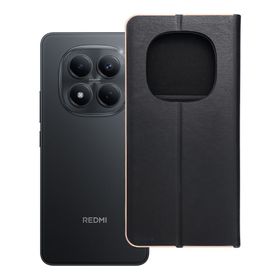 Etui z klapką na Xiaomi Redmi NOTE 15 PRO 5G Luna Book Gold czarne