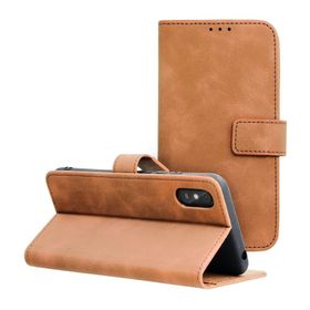 Etui z klapką na Xiaomi Redmi 9AT / Redmi 9A Tender Book brązowe