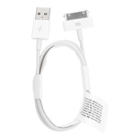 Kabel USB A do iPhone 30-pin (iPhone 4) 1A C606 1 m biały
