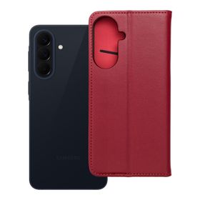Etui z klapką na Samsung A57 5G Smart Pro Book skórzane bordowe