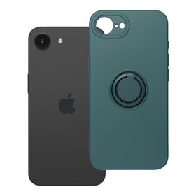 Etui na iPhone 16e (SE 4 2025) / 17e Silicone Ring zielone