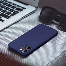 Etui na iPhone 17 AIR Soft ciemnoniebieskie