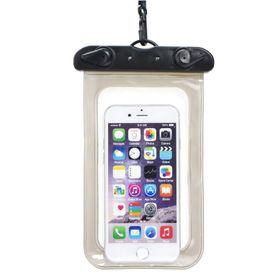 Etui na telefon uniwersalne wodoodporne z plastikowym zamknięciem czarne