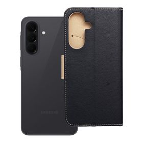 Etui z klapką na Samsung A37 Fancy Book czarno-złote