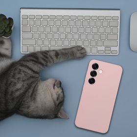 Futerał do Samsung A27 5G Silicone 2mm pudrowy róż