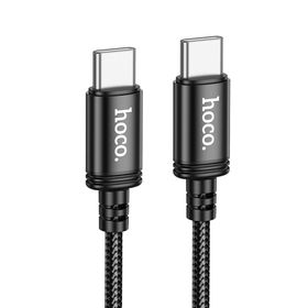 Kabel USB C do USB C Hoco 3A 60W 2 m X89 czarny