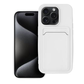 Etui na iPhone 15 PRO Card Case białe