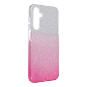 Etui na Samsung A25 5G Shining transparentne różowe