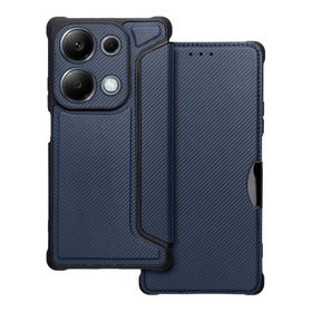 Etui z klapką na Xiaomi Redmi NOTE 13 PRO 4G / Poco M6 PRO 4G Razor Book niebieskie