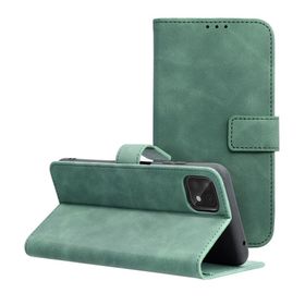 Etui z klapką na Samsung A22 5G Tender Book zielone