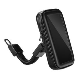 Uchwyt motocyklowy na zamek wodoodporny ( 5,5" - 6,3" ) CM756 czarny