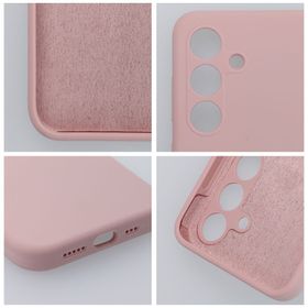 Etui na Samsung A16 5G / A16 4G Silicone 2mm (camera protection) pudrowy róż