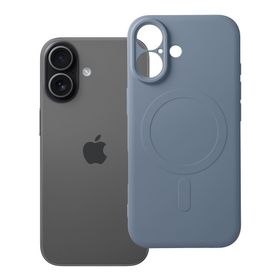 Etui na iPhone 17 Silicone Mag Cover zgodne z MagSafe (camera protection) jasnoniebieskie