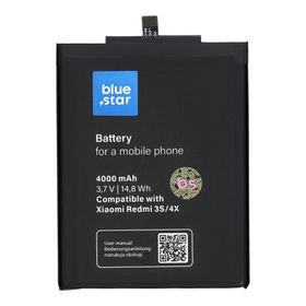 BLUE STAR bateria do XIAOMI REDMI 3 / 3S / 3X / 4X (BM47) 4000 mAh 