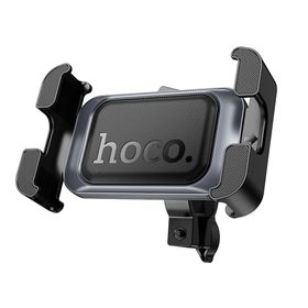 Uchwyt na telefon do roweru / motocykla Hoco do kierownicy H82 czarno szary