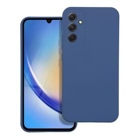 Etui na Samsung A34 5G Silicone niebieskie