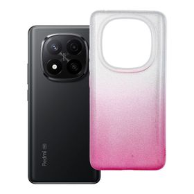Etui na Xiaomi Redmi Note 14 PRO PLUS 5G Shining transparentne różowe