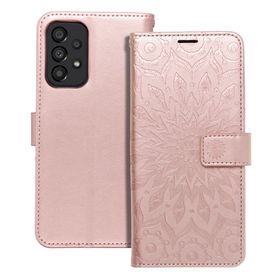 Etui z klapką na Samsung A33 5G Mezzo Book mandala złoto-różowe