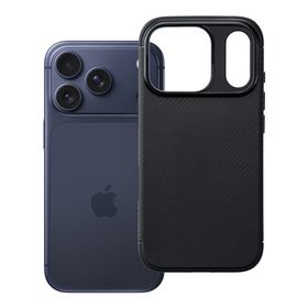 Etui na iPhone 17 Pro / 18 Pro (low camera edge) Carbon Premium czarne