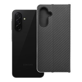 Etui z klapką na Samsung A26 5G Luna Book Carbon czarne