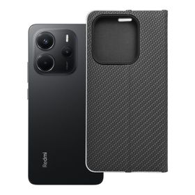 Etui z klapką na Xiaomi Redmi NOTE 14 5G Luna Book Carbon czarne