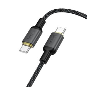 Kabel USB C do USB C Hoco 3A 60W 1 m X128 Benefit czarny