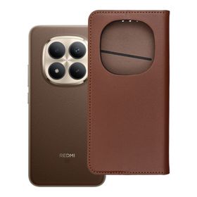 Etui z klapką na Xiaomi Redmi NOTE 15 PRO PLUS 5G Smart Pro Book skórzane brązowe