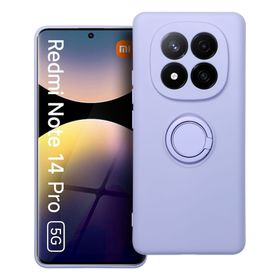 Etui na Xiaomi Redmi Note 14 PRO 5G Silicone Ring fioletowe