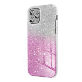 Etui na Samsung S25 FE Shining transparentne różowe