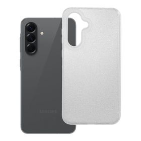 Etui na Samsung A56 5G Shining srebrne