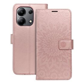 Etui z klapką na Xiaomi Redmi NOTE 13 4G Mezzo Book mandala złoto-różowe