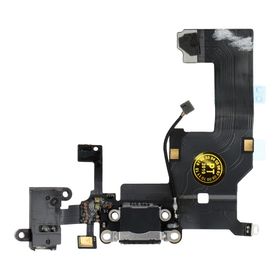 Taśma do iPhone 5 ze złączem ładowania czarny