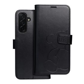 Etui z klapką na Samsung A26 5G Mezzo Book teddy bear czarne