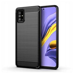 Etui na Samsung A71 5G Carbon czarne