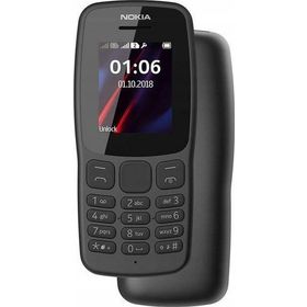 Telefon komórkowy Nokia 106 2G DualSim czarny